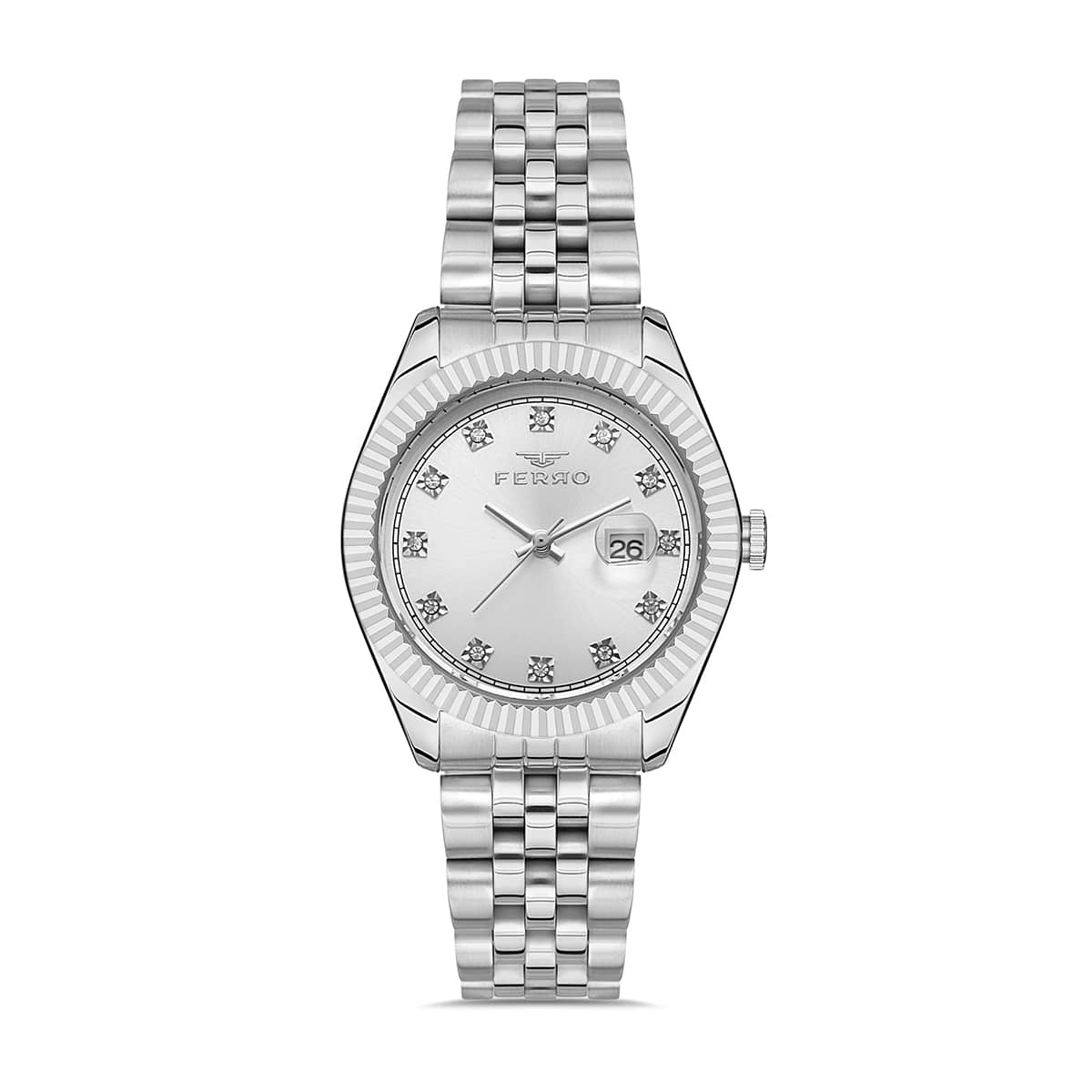 MONTRE FERRO FEMME ACIER